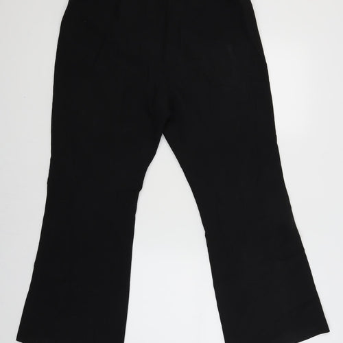 Dorothy Perkins Womens Black   Trousers  Size 16 L20 in