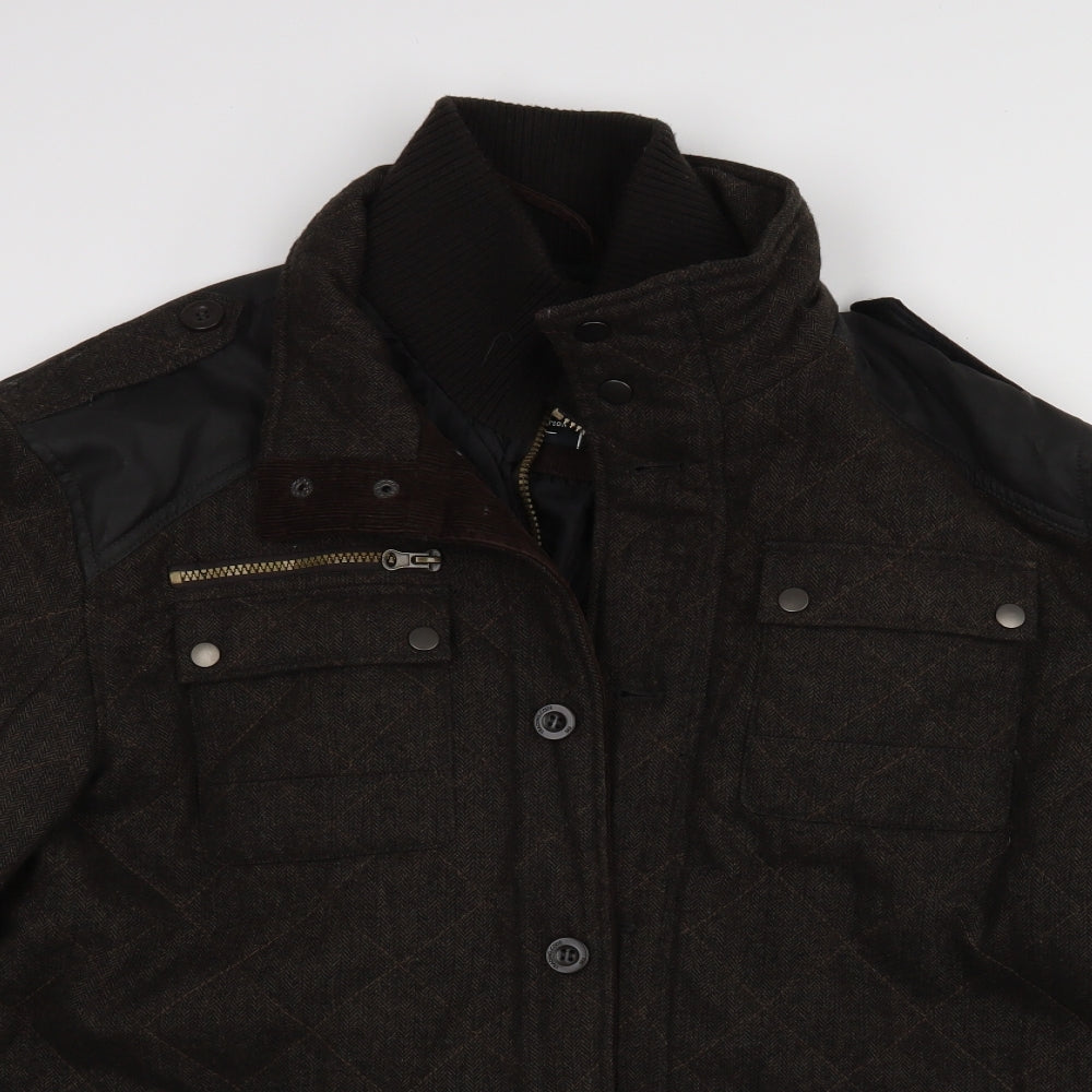 George Mens Brown   Jacket Coat Size XL