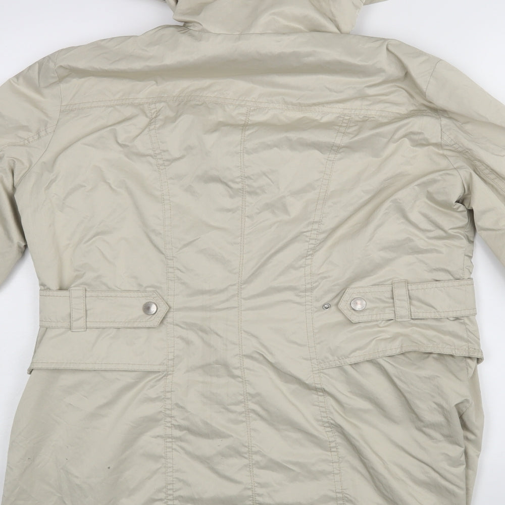 Kirsten Womens Beige   Jacket Coat