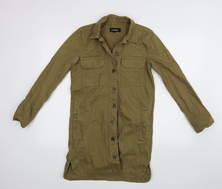 Ware denim Womens Green   Basic Button-Up Size 6