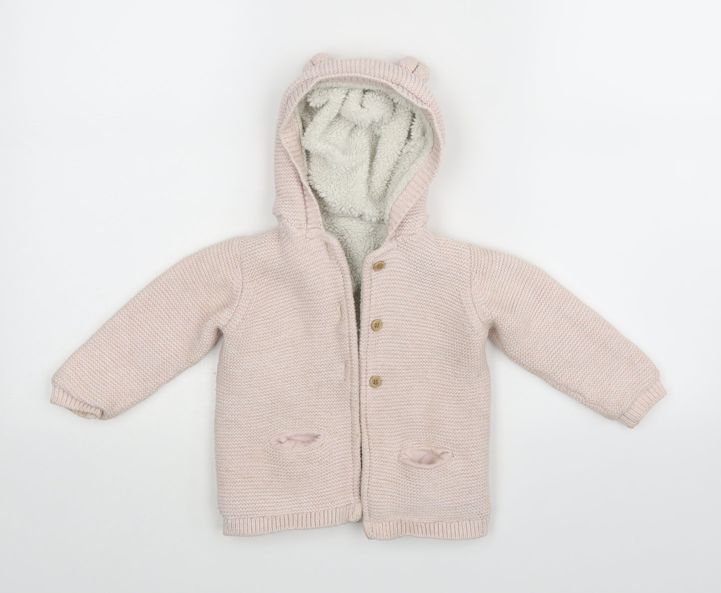 TU Girls Pink   Jacket  Size 12-18 Months