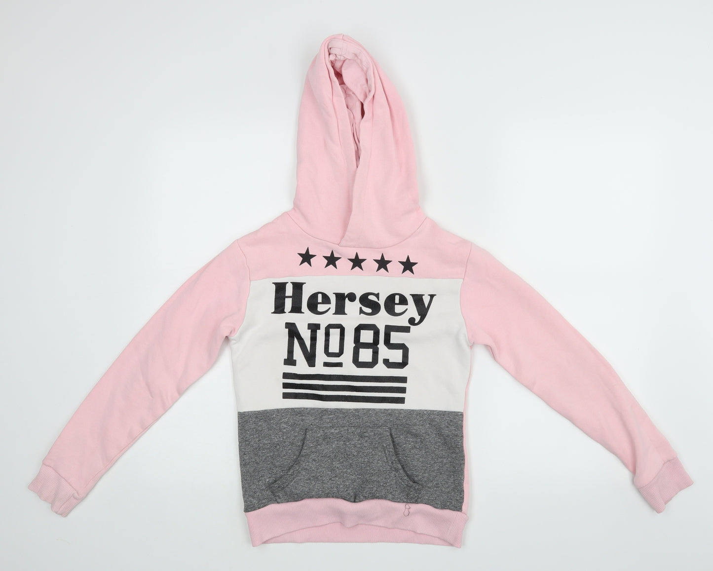 Hersey Girls Pink   Pullover Hoodie Size 12-13 Years