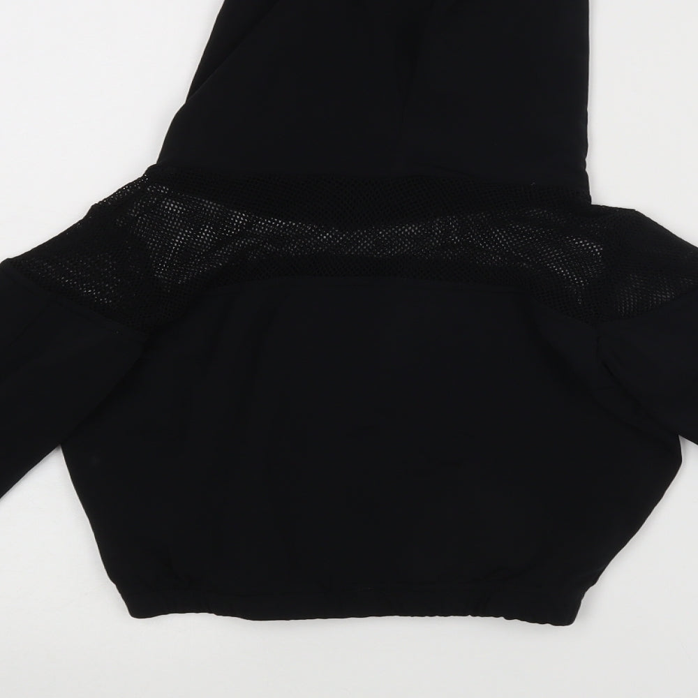 Pout Aparel Womens Black   Basic T-Shirt Size S  - cropped