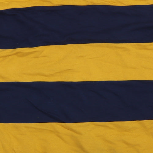 Primark Mens Yellow Striped  Pullover Jumper Size M