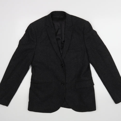 Top Man Mens Grey   Jacket Blazer Size 38