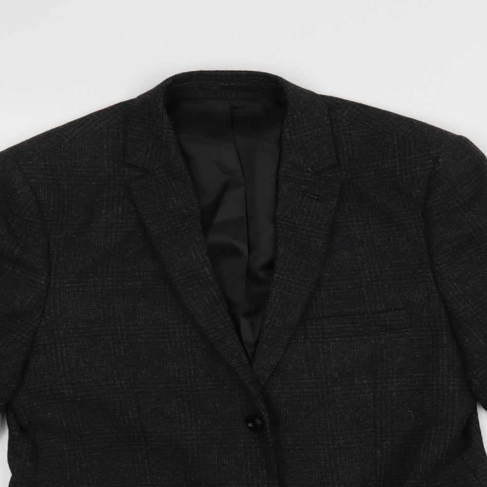 Top Man Mens Grey   Jacket Blazer Size 38