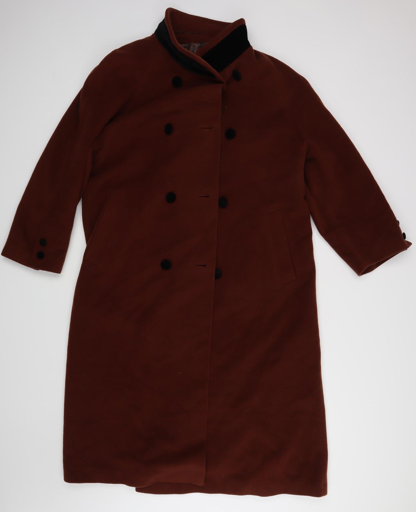 Hucke Womens Brown   Jacket Coat Size 12