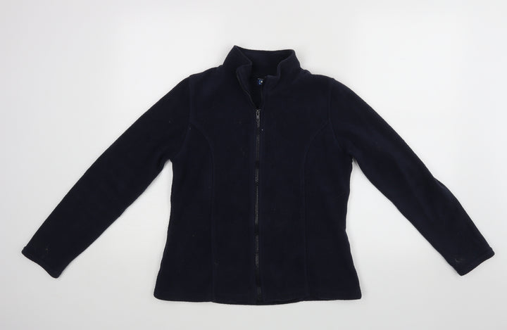 New Look Womens Blue Full Zip Jumper Size S