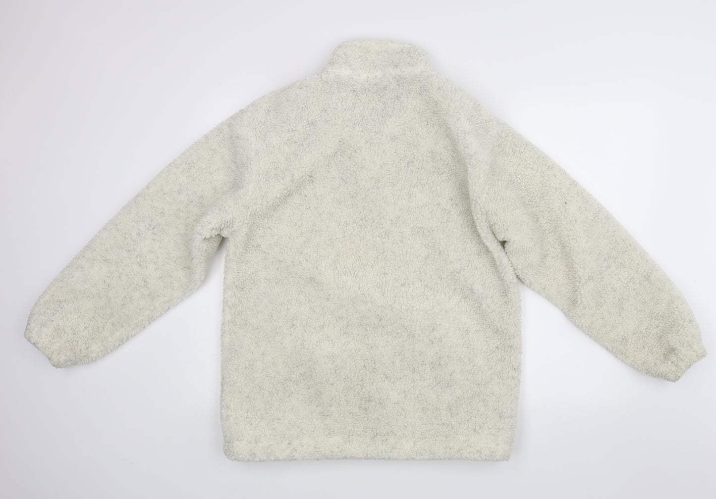 Isicle Blue Mens White   Full Zip Jumper Size S