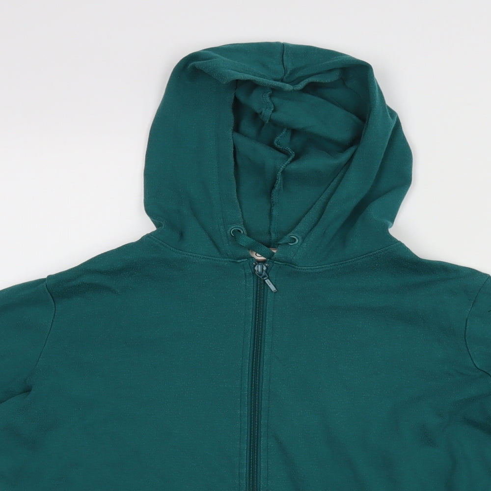 Cher4okee Womens Green   Full Zip Hoodie Size 14