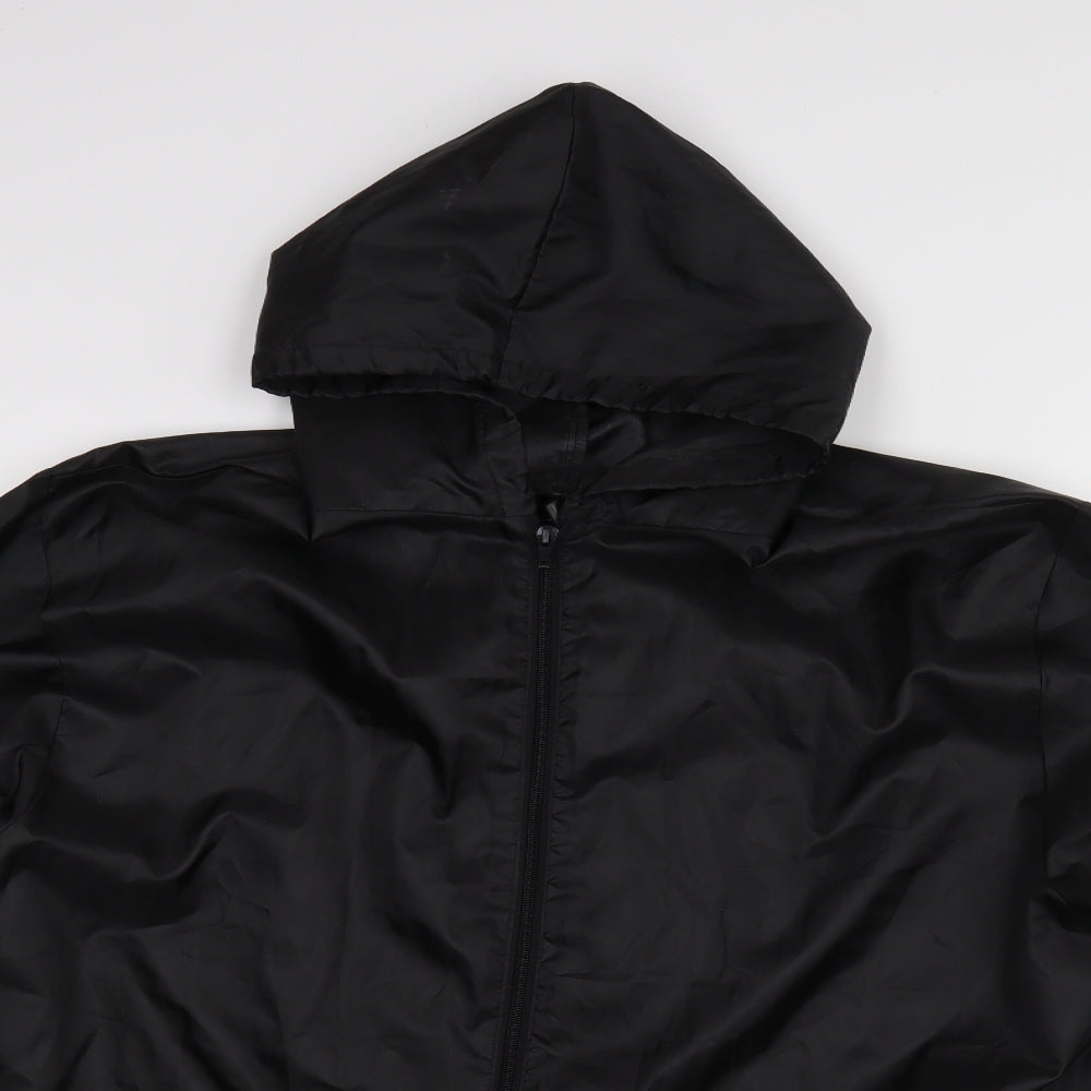 Rainy Days Mens Black  Rayon Jacket  Size M