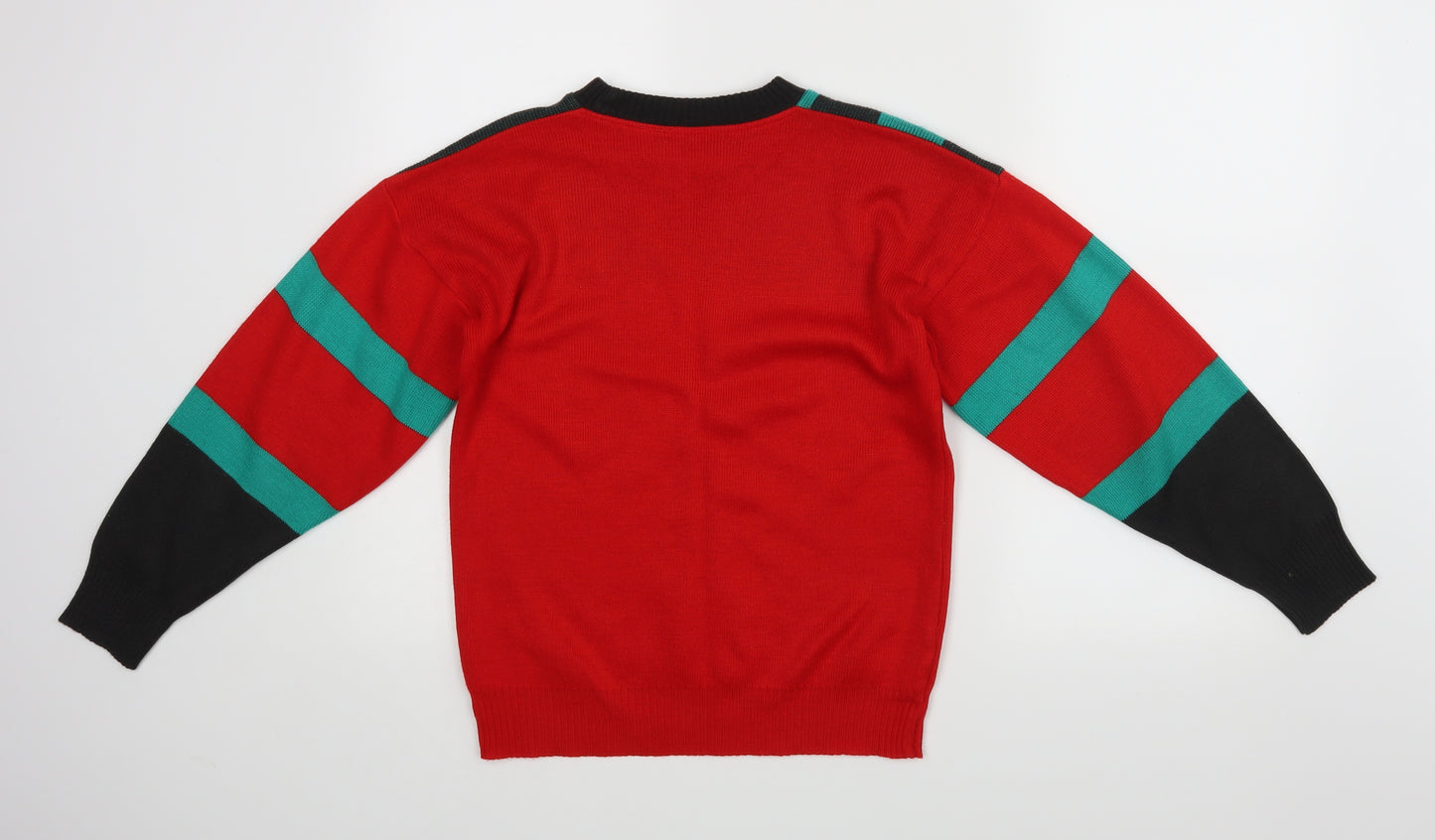 adiddas Boys Red   Pullover Jumper