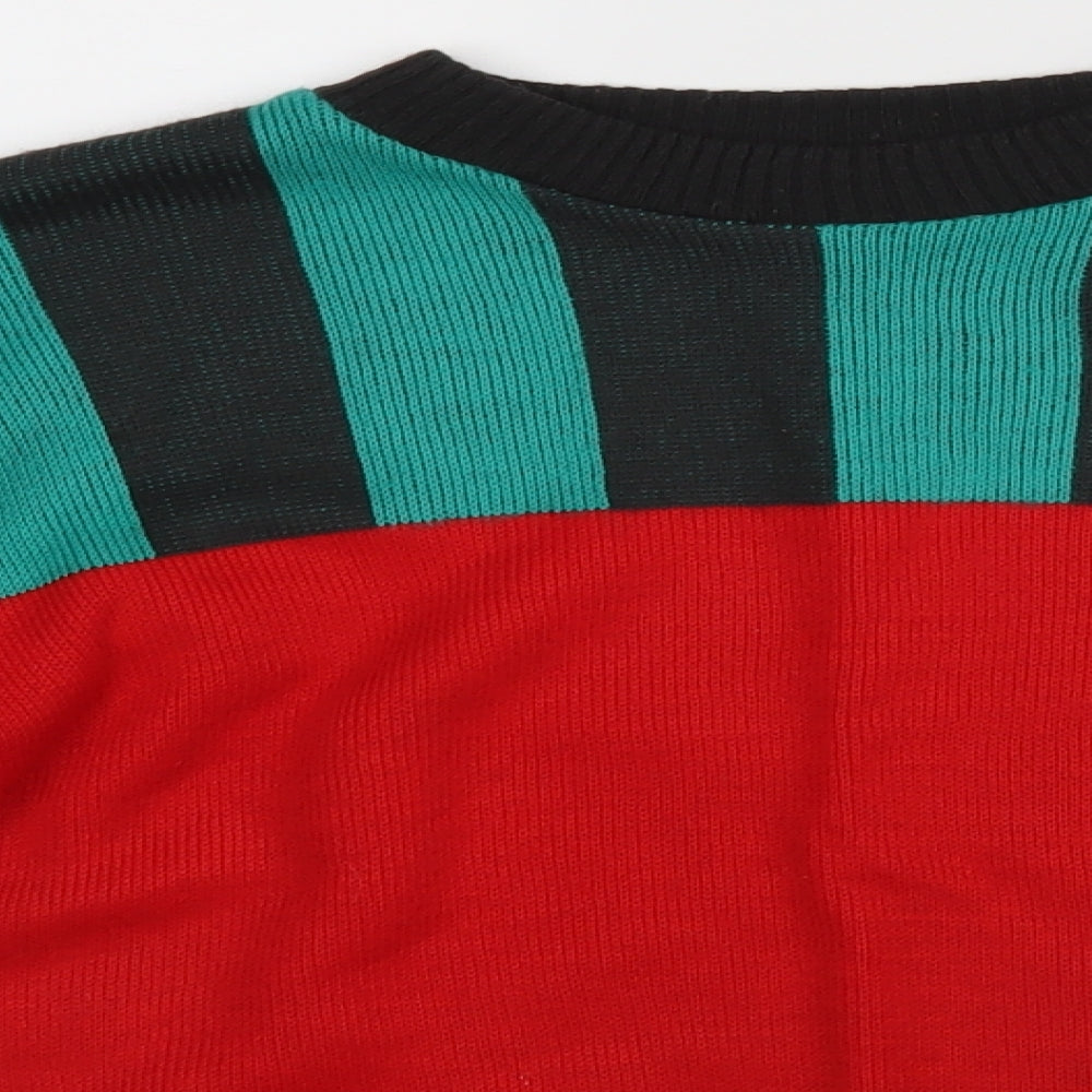 adiddas Boys Red   Pullover Jumper