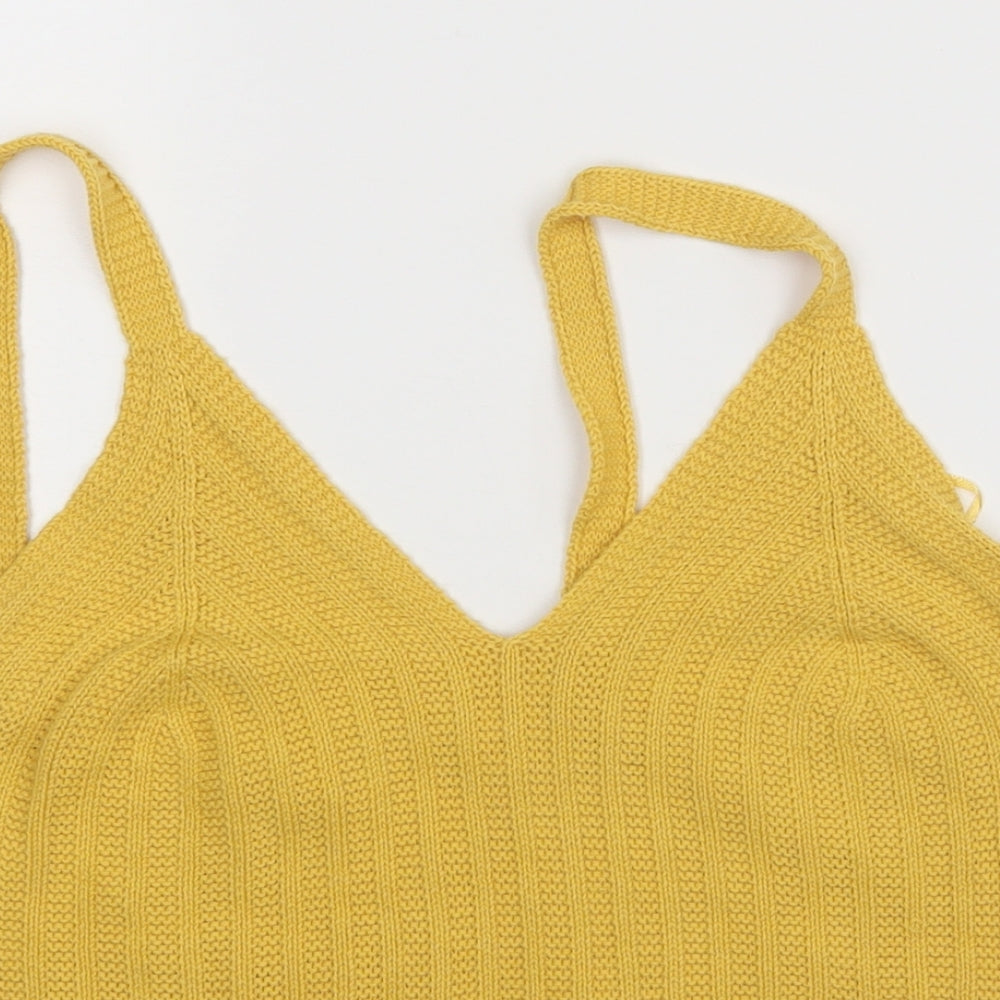 New Look Womens Yellow   Basic Blouse Size 16