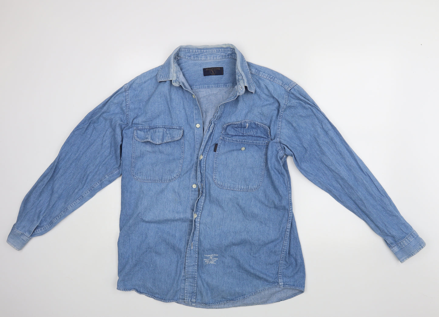 valentino Mens Blue    Dress Shirt Size 42