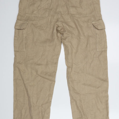 French Connection Mens Beige   Cargo Trousers Size S L25 in