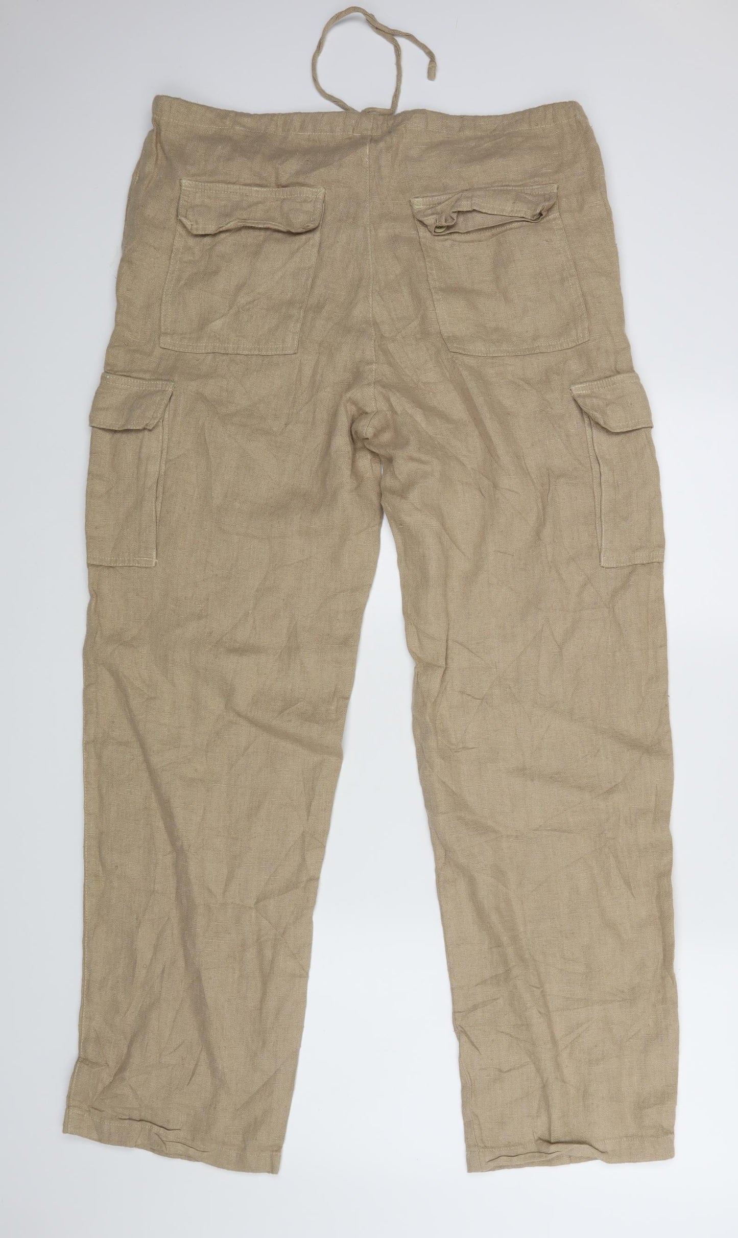 French Connection Mens Beige   Cargo Trousers Size S L25 in