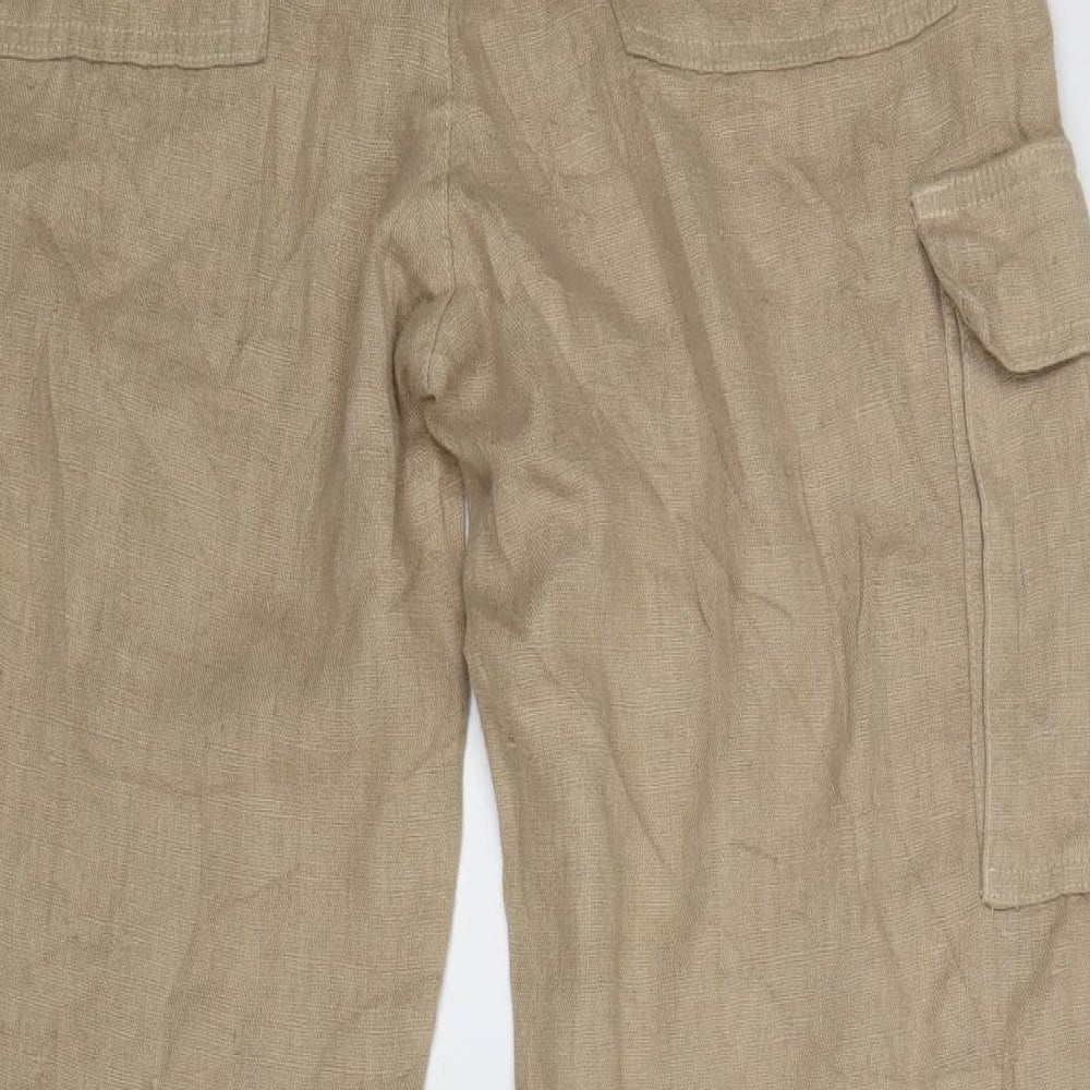 French Connection Mens Beige   Cargo Trousers Size S L25 in