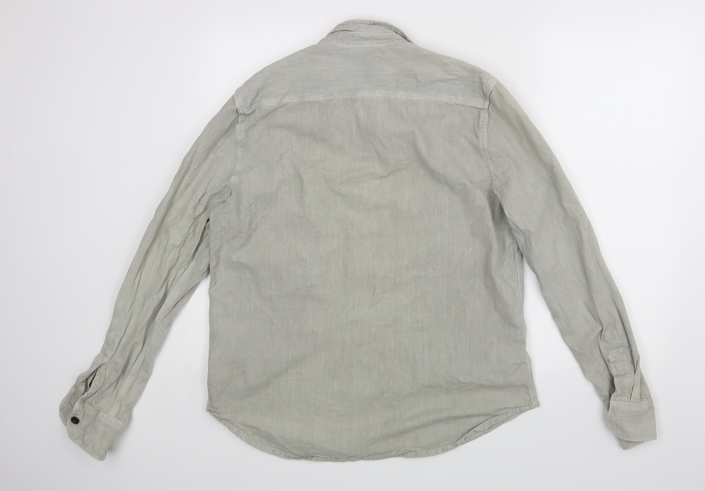 H&M Mens Green    Dress Shirt Size M
