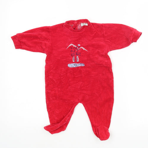 Belmiro Baby Red   Babygrow One-Piece Size 3-6 Months