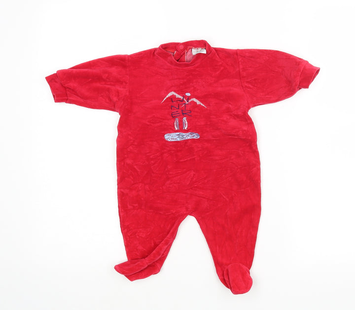 Belmiro Baby Red   Babygrow One-Piece Size 3-6 Months