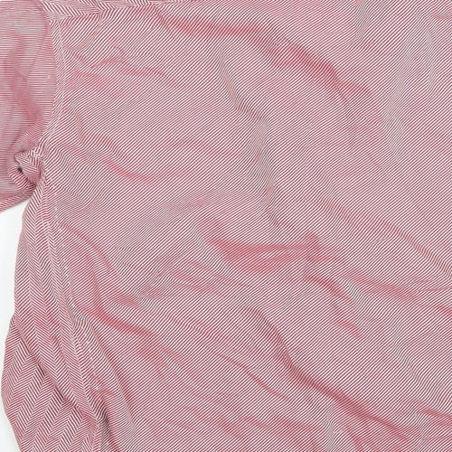 Parkes Mens Red    Dress Shirt Size M