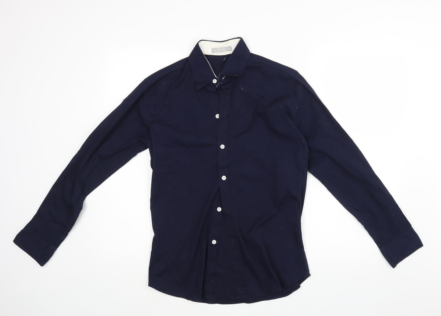 Cool Mix Men Mens Blue    Dress Shirt Size M