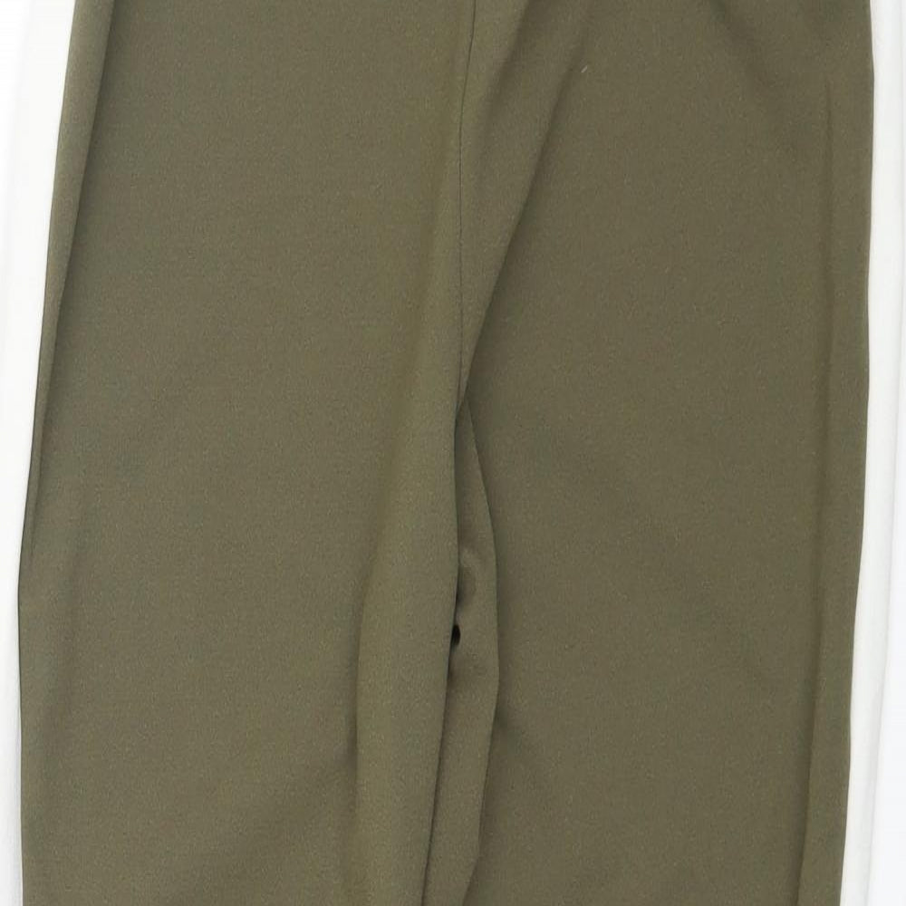 PRETTYLITTLETHING Womens Green   Jogger Trousers Size 8 L27 in