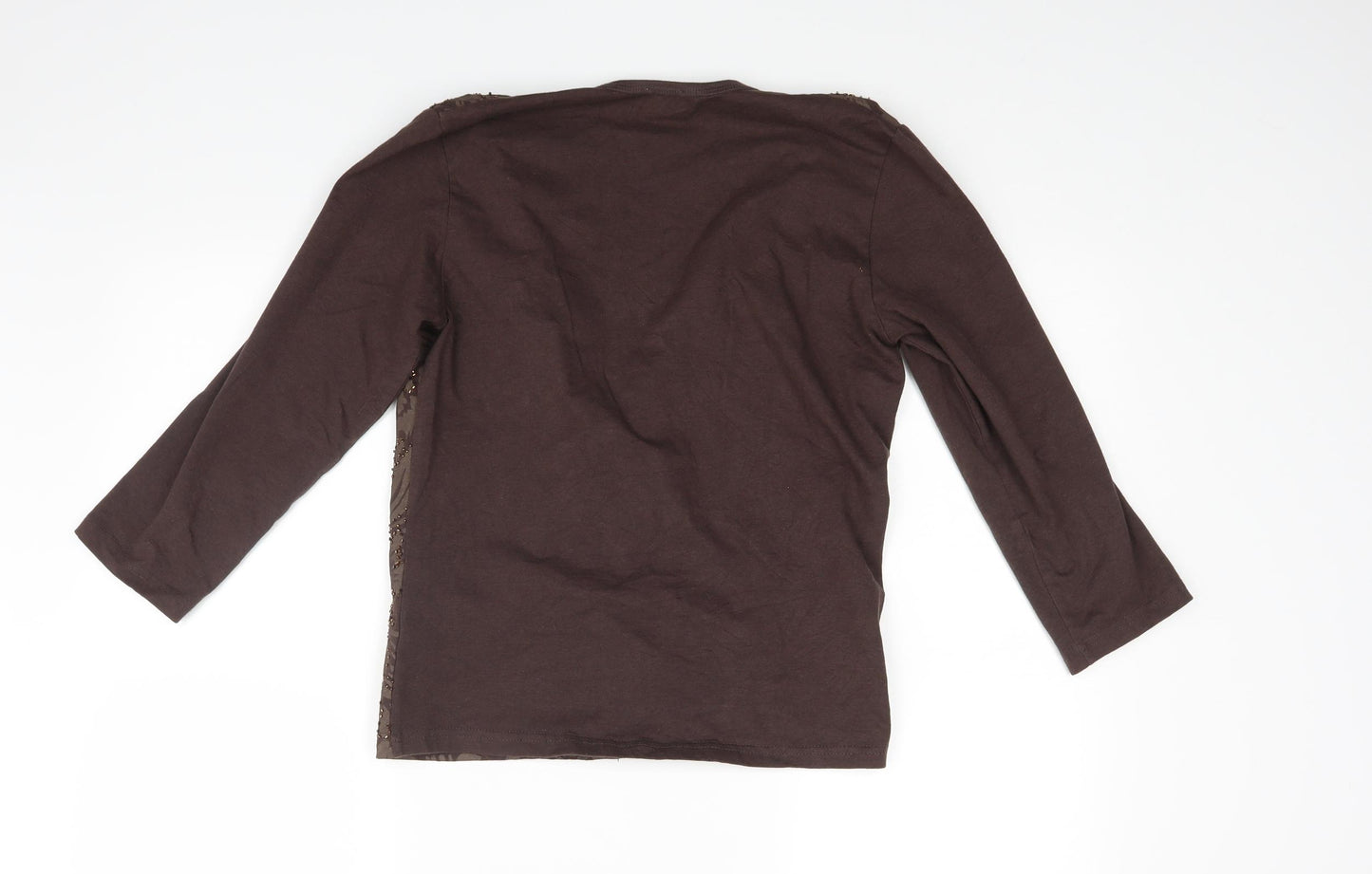 Viyella Womens Brown   Basic Blouse Size S