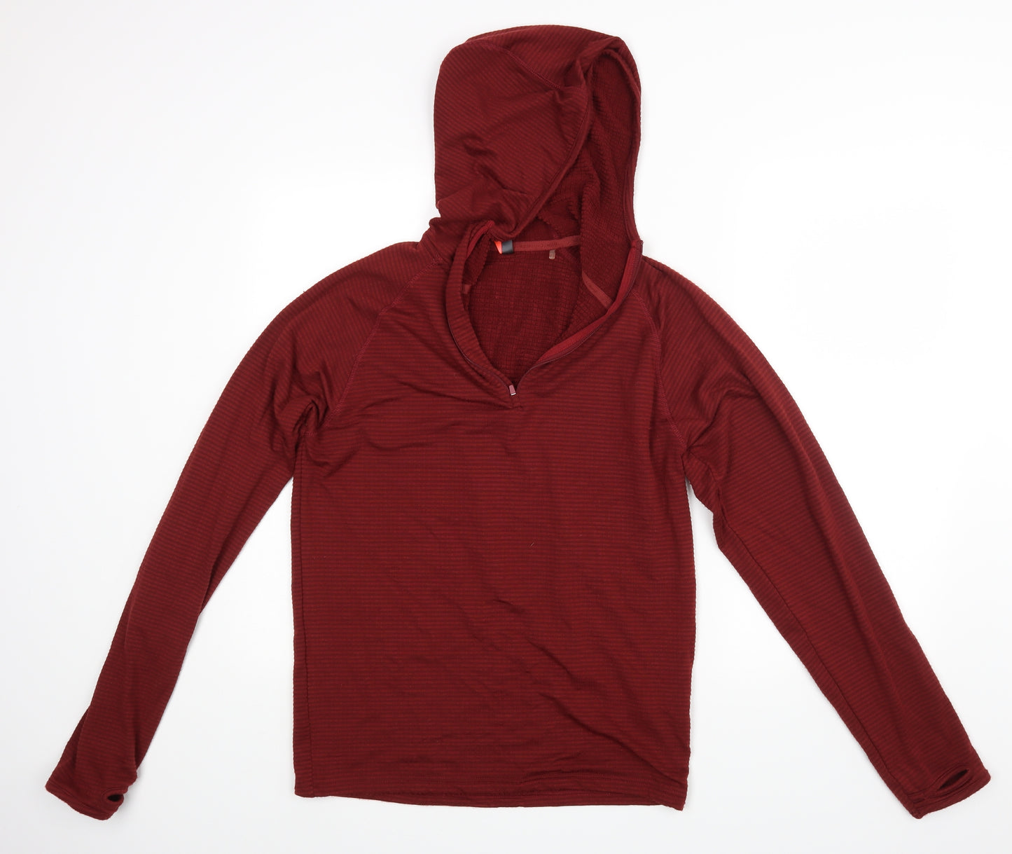 Zakti Mens Red   Pullover Hoodie Size M