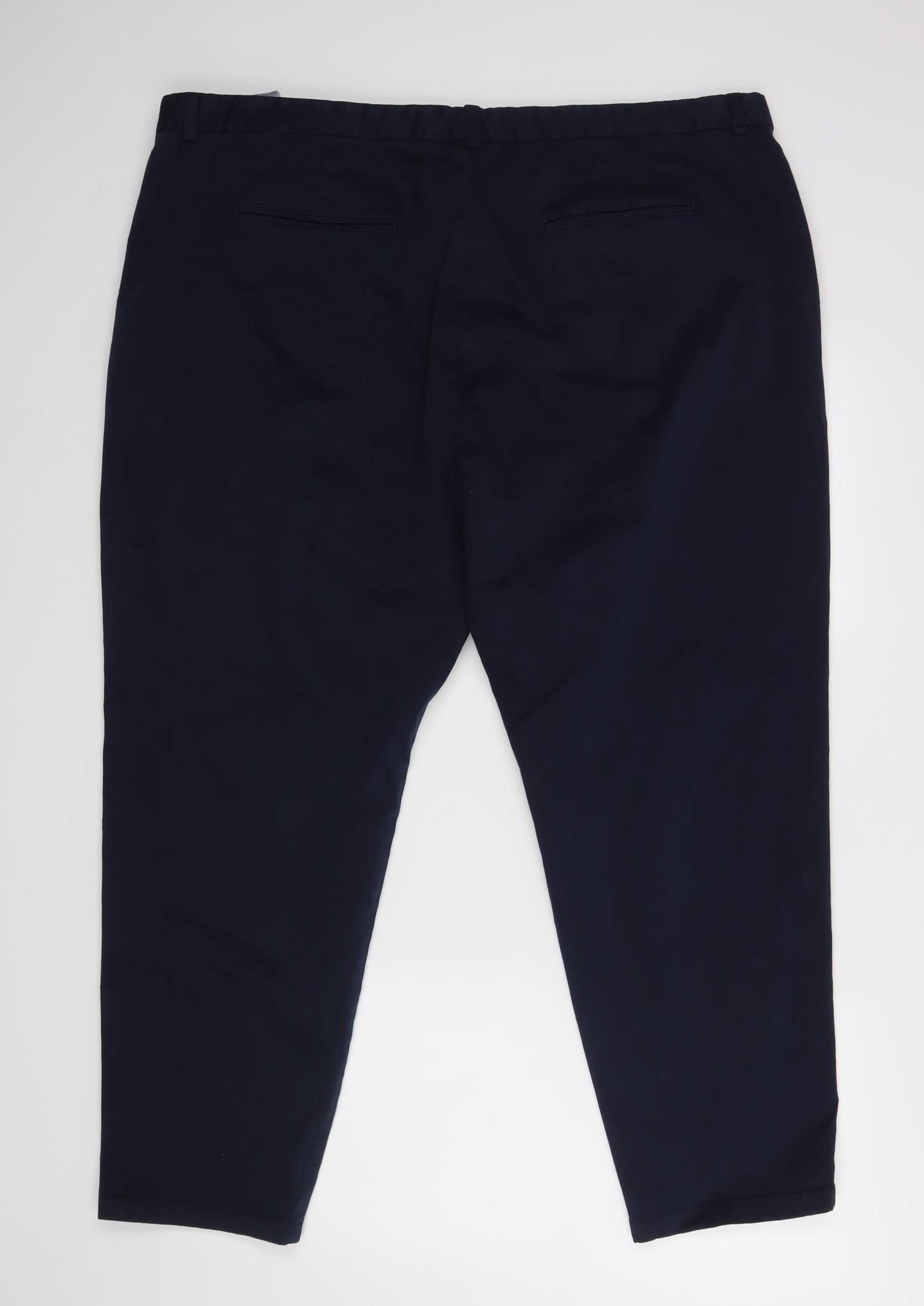 M&S  Womens Blue   Dress Pants Trousers Size 24 L28 in