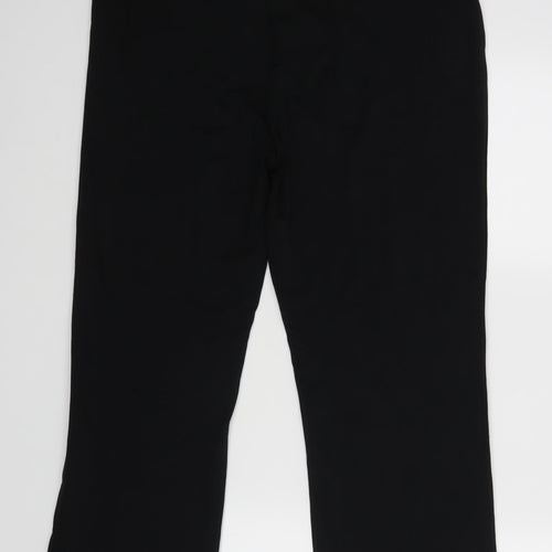 M&S Womens Black   Dress Pants Trousers Size 16 L26 in