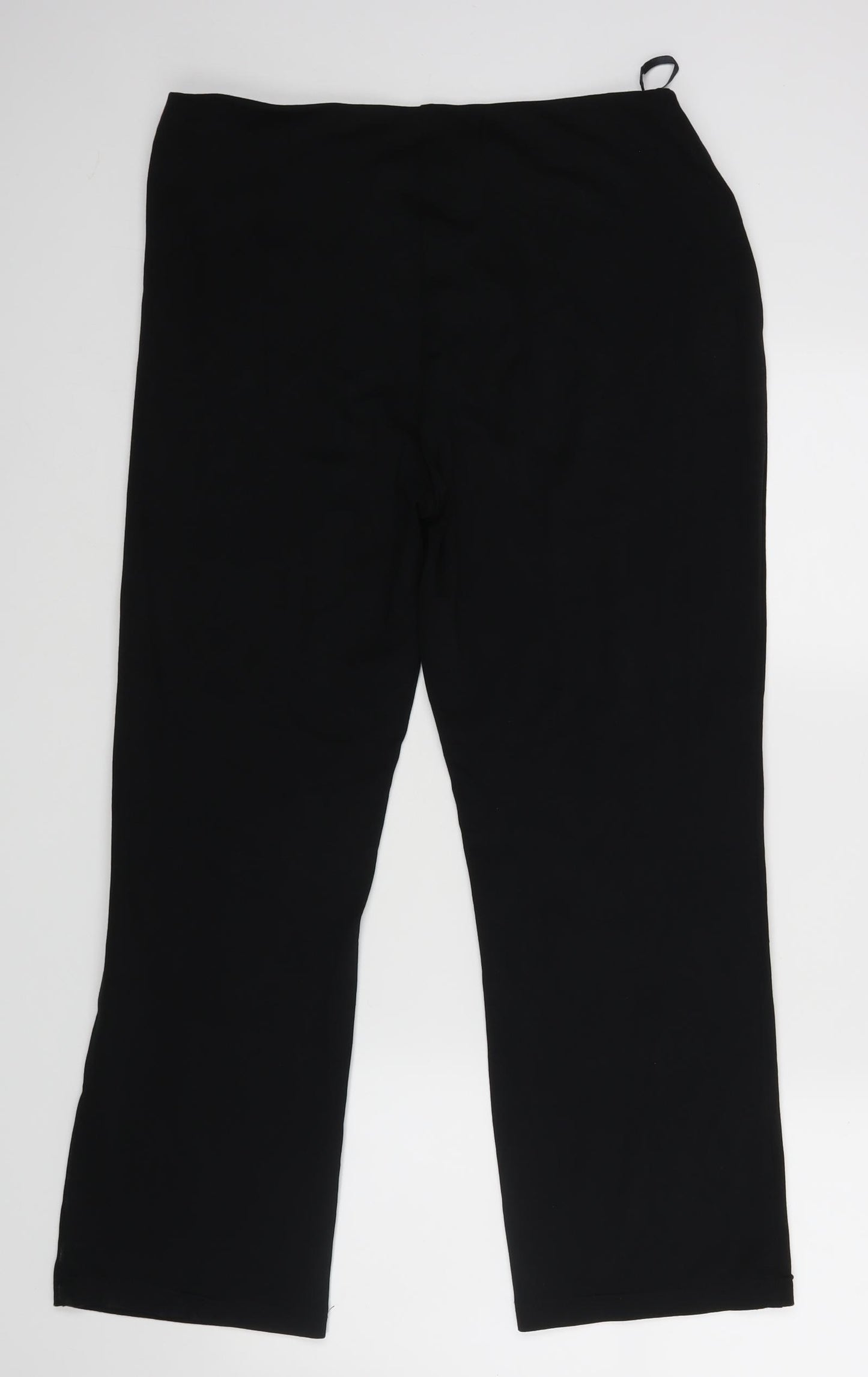 M&S Womens Black   Dress Pants Trousers Size 16 L26 in