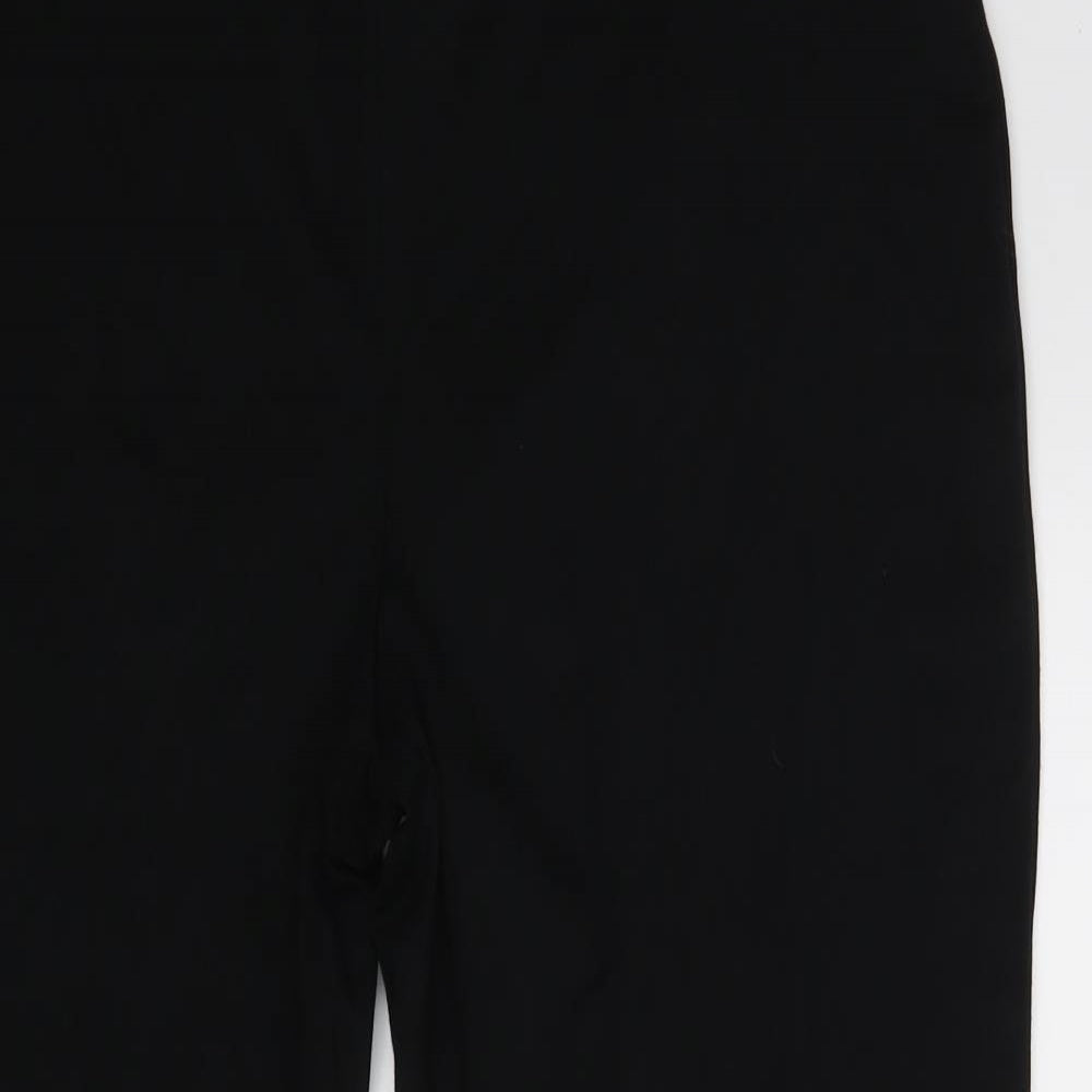 M&S Womens Black   Dress Pants Trousers Size 16 L26 in