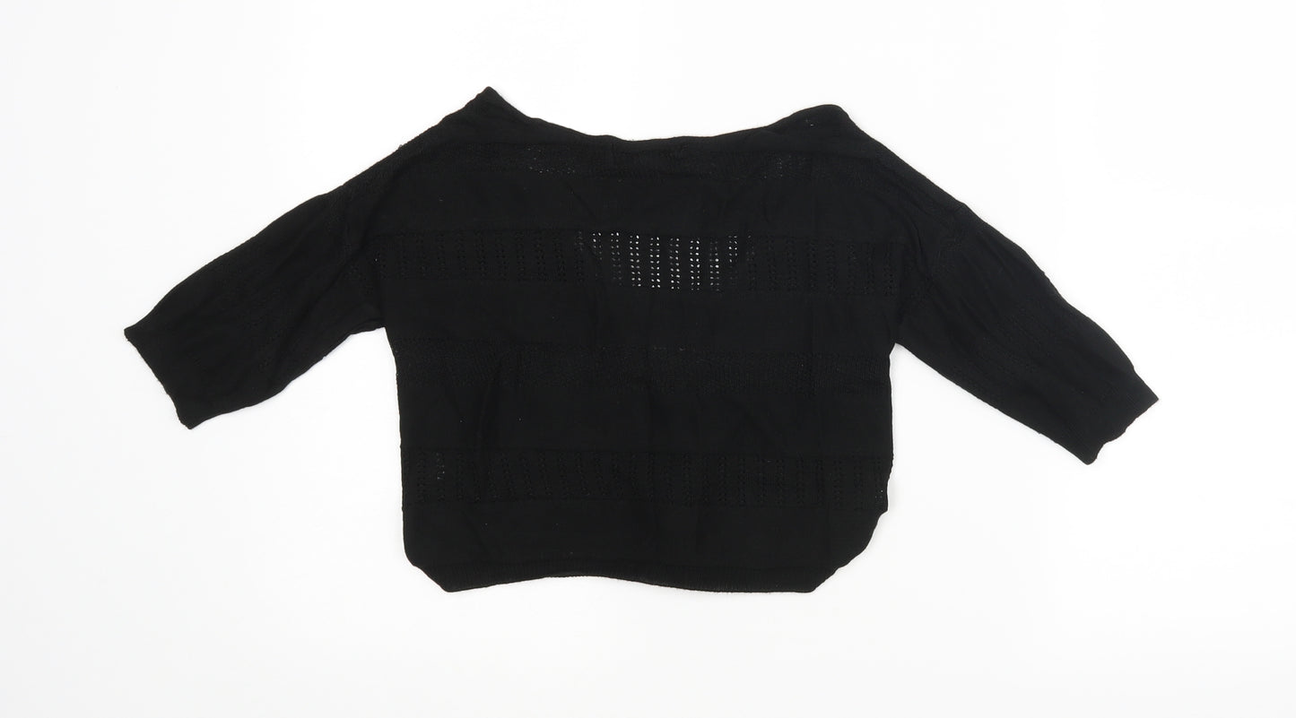 Primark Womens Black   Wrap Blouse Size XS