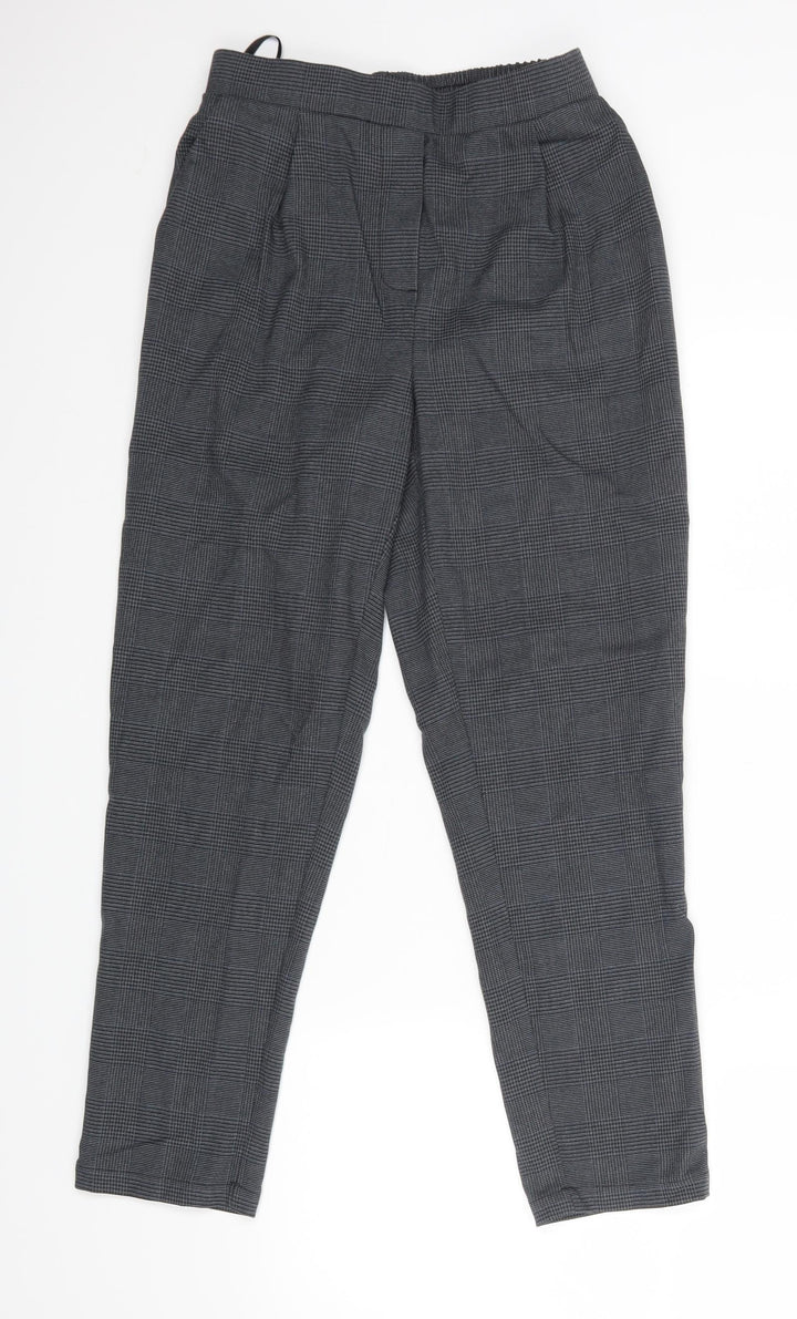 New Look Womens Grey Dress Pants Trousers Size 8 L25 in