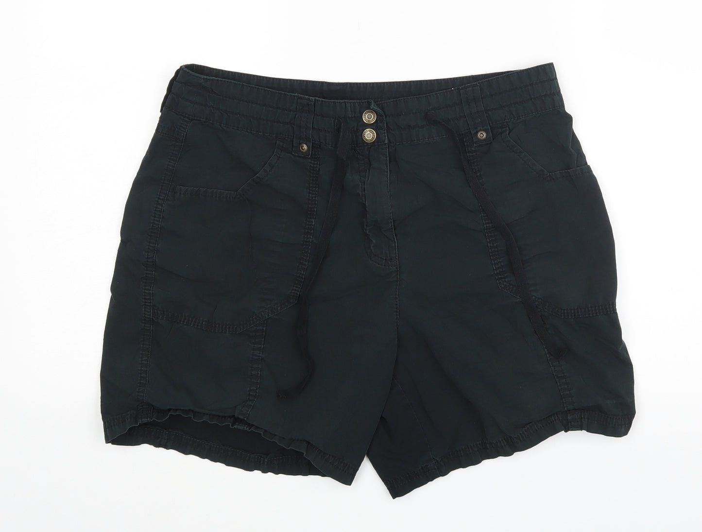 M&S Womens Black    Shorts Size 12