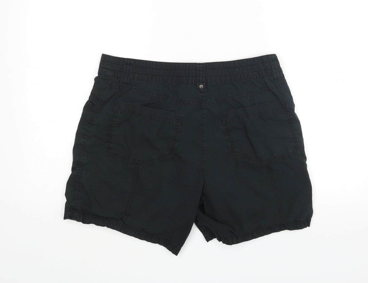 M&S Womens Black    Shorts Size 12