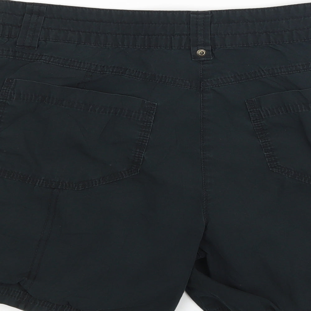 M&S Womens Black    Shorts Size 12