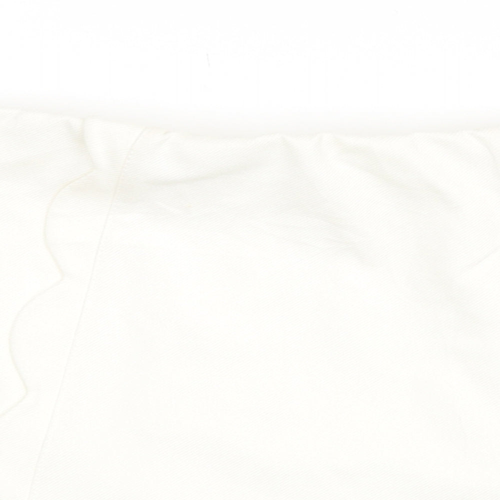 Topshop Womens White   Mini Skirt Size 8