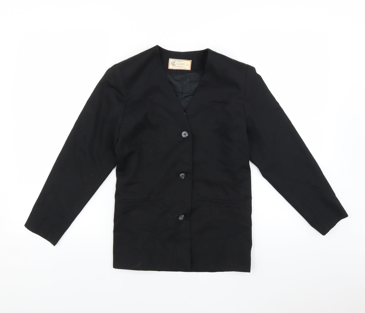 Claire Womens Black   Jacket  Size 10