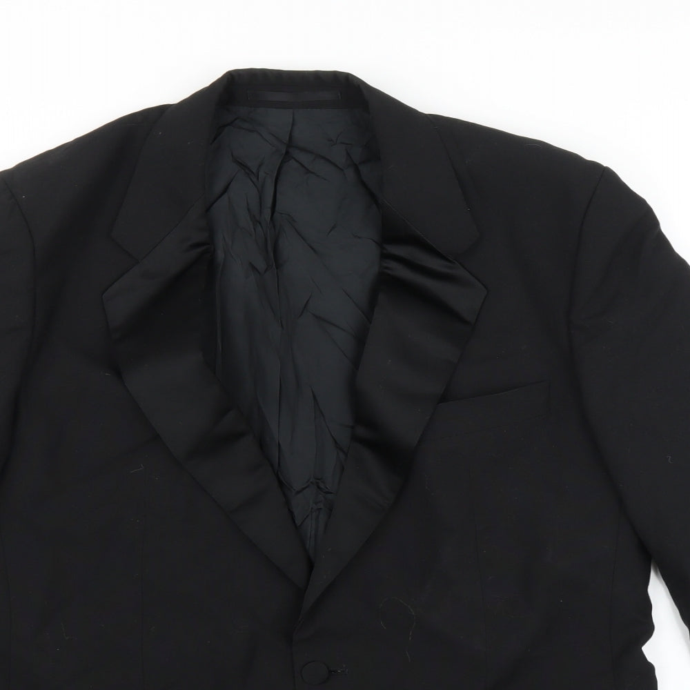 Marks and Spencer Mens Black   Jacket Suit Jacket Size 42
