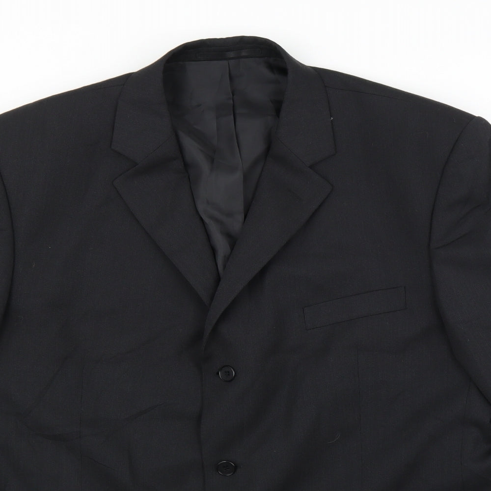 Burton Mens Black   Jacket Suit Jacket Size 46