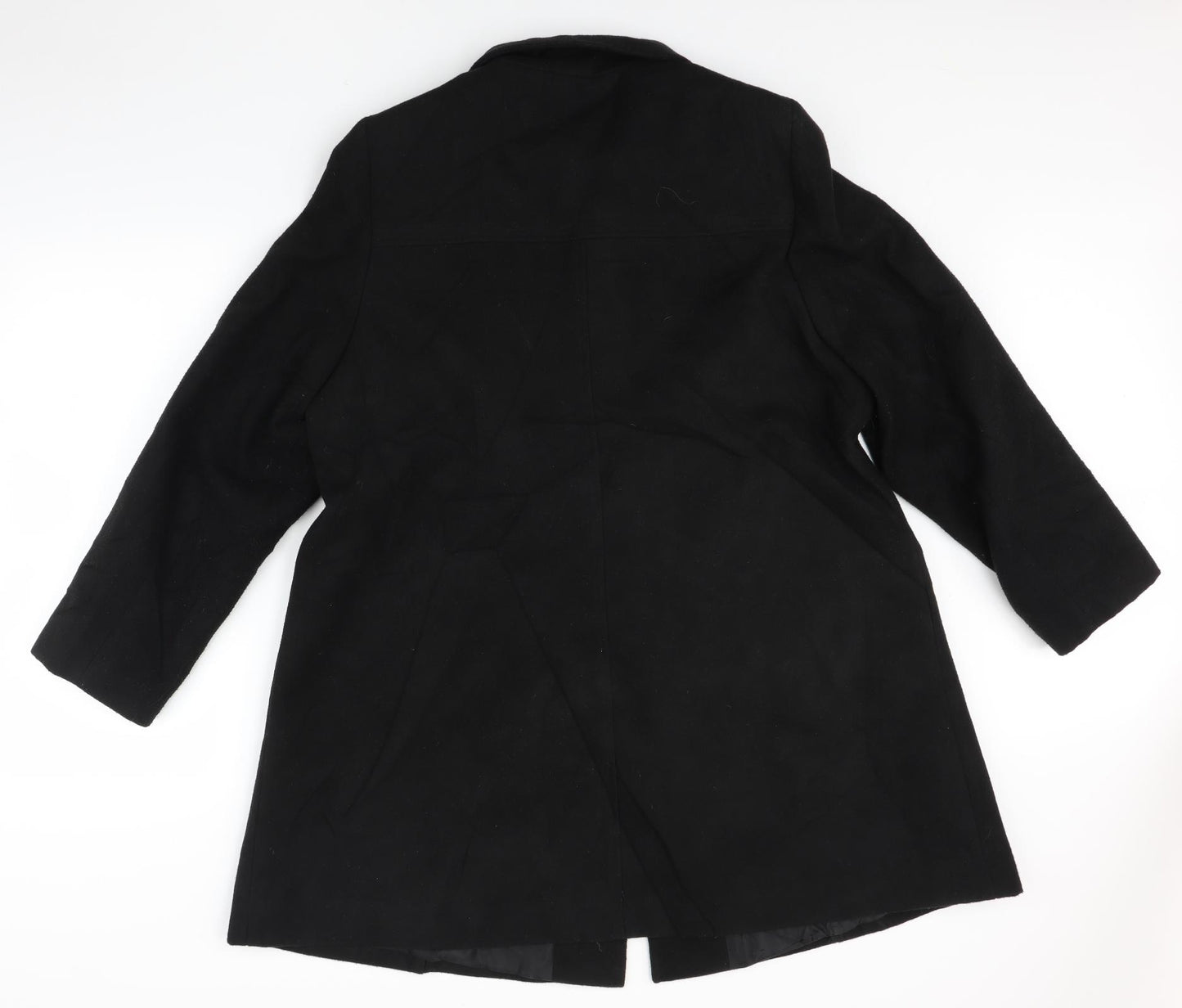 George Womens Black   Overcoat Coat Size 22