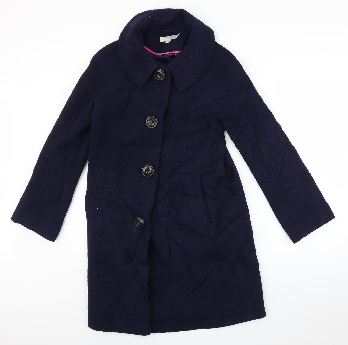 Boden Womens Blue   Overcoat Coat Size 10