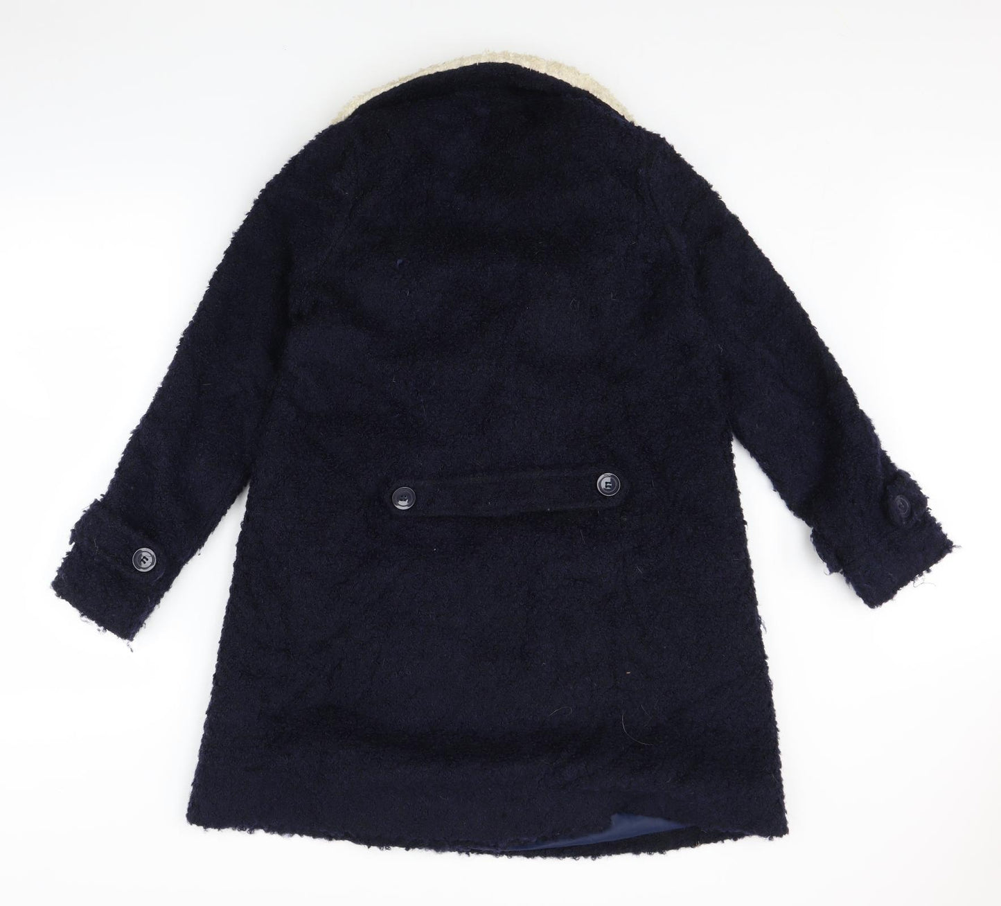 Cooperative Womens Blue   Overcoat Coat Size S