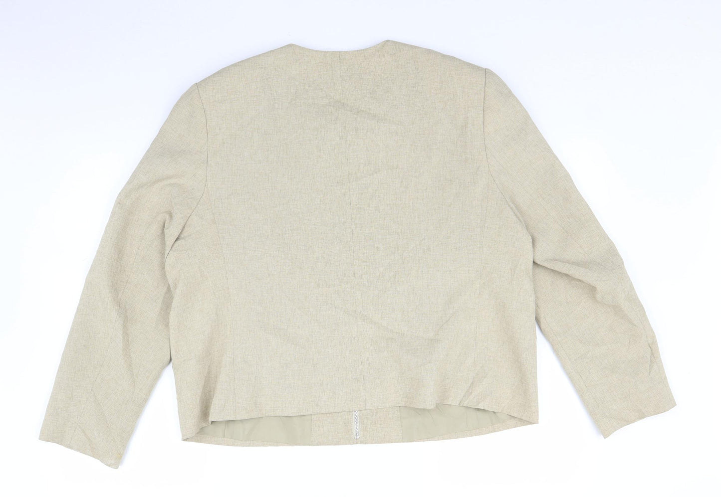 Marks and Spencer Womens Beige   Jacket  Size 20