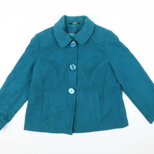 BM Womens Blue   Jacket  Size 16