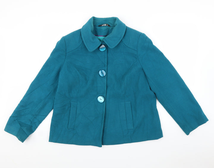 BM Womens Blue   Jacket  Size 16