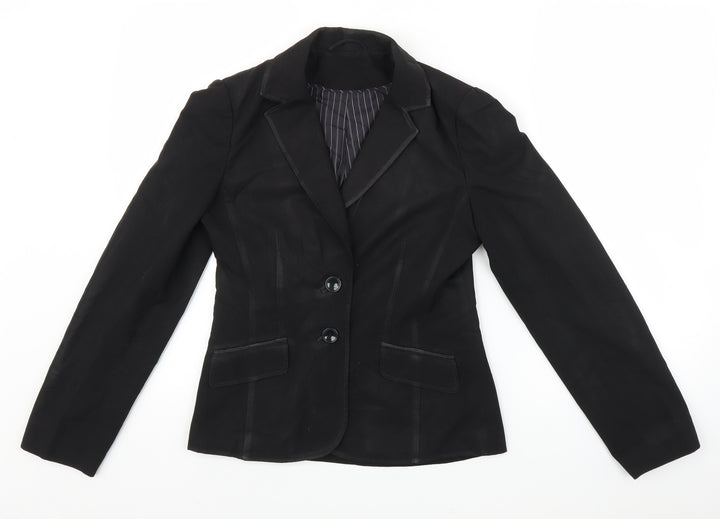 Dorothy Perkins Womens Black Jacket Suit Jacket Size 8